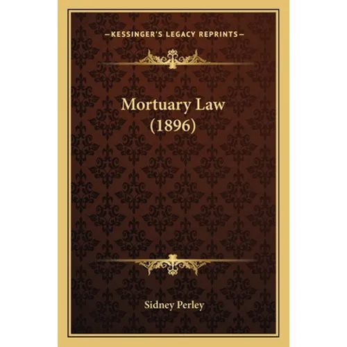 Mortuary Law (1896)