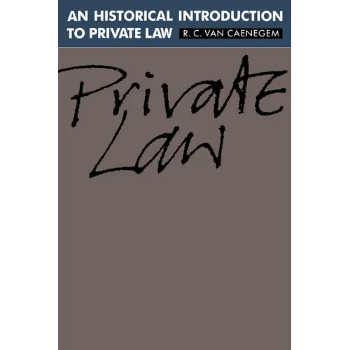 An Historical Introduction to Private Law