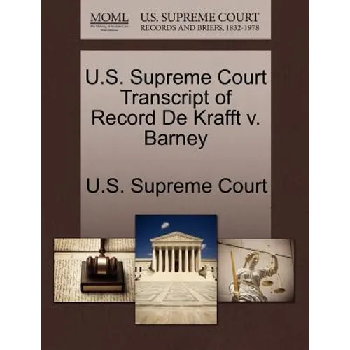 U.S. Supreme Court Transcript of Record de Krafft V. Barney