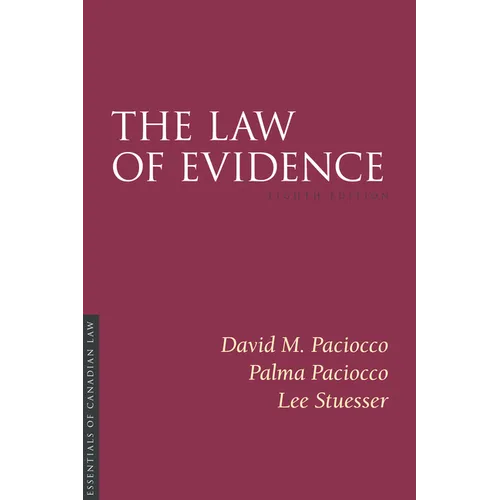 The Law of Evidence, 8/E