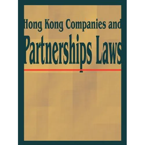 Hong Kong Companies and Partnerships Laws