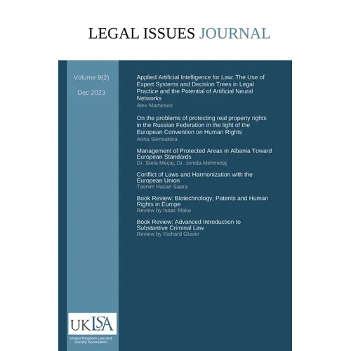Legal Issues Journal 9(2) - Paperback