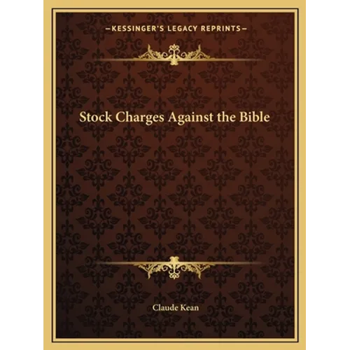 Stock Charges Against the Bible