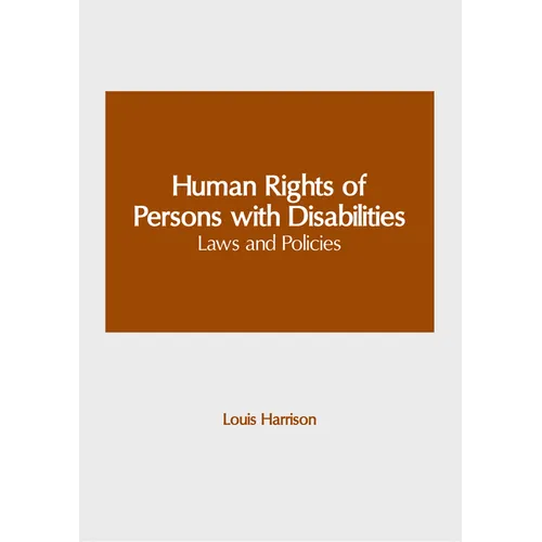 Human Rights of Persons with Disabilities: Laws and Policies