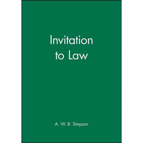 Invitation to Law - Paperback