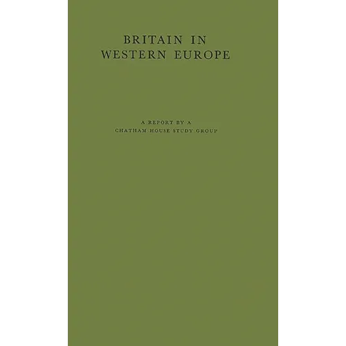 Britain in Western Europe