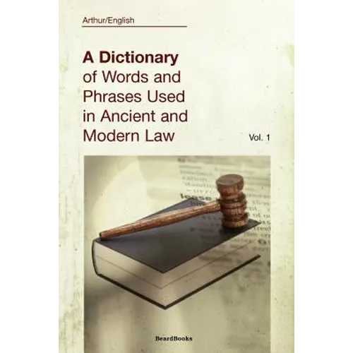 Dictionary of Words Vol.1