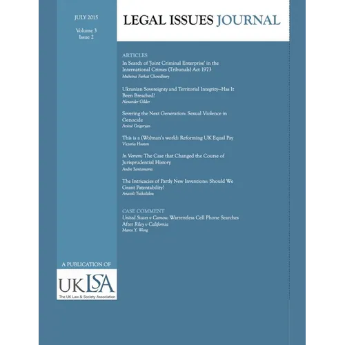 Legal Issues Journal 3(2) - Paperback