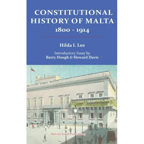 Constitutional History of Malta 1800-1914