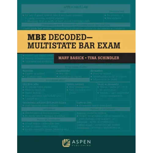 The MBE Decoded: Multistate Bar Exam