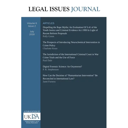 Legal Issues Journal 6(2) - Paperback