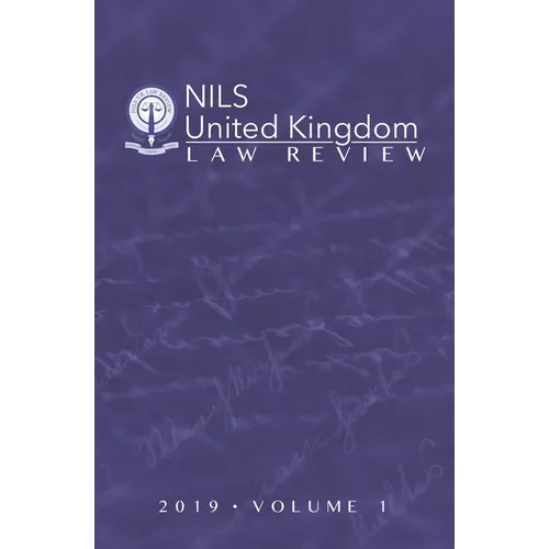 NILS United Kingdom Law Review: 2019 Volume 1 - Paperback