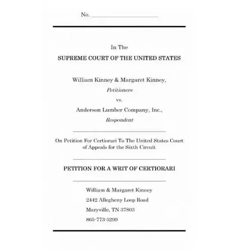 Petition for a Writ of Certiorari