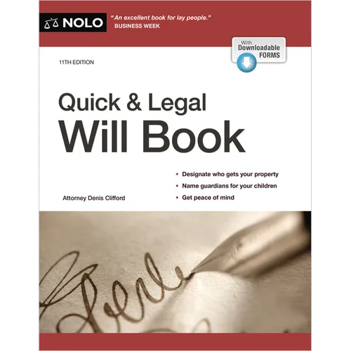 Quick & Legal Will Book