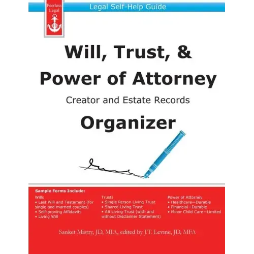 Will, Trust, & Power of Attorney Creator and Estate Records Organizer