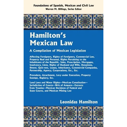 Hamilton's Mexican Law [1882]