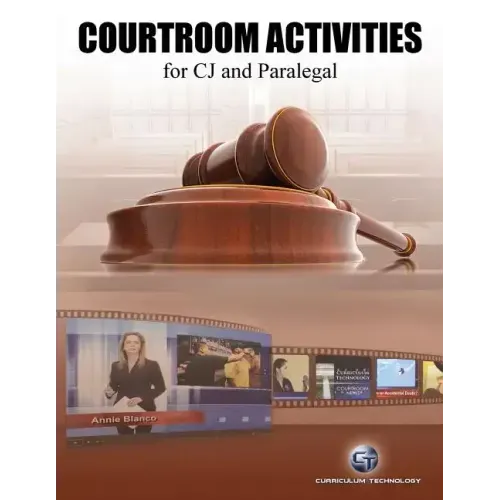 Courtroom Activities for Cj and Paralegal