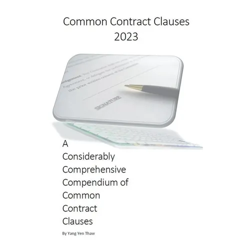 Common Contract Clauses 2023 - Paperback