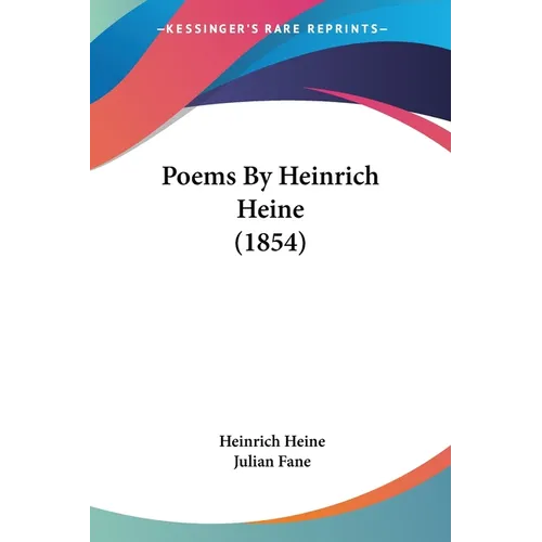 Poems By Heinrich Heine (1854)