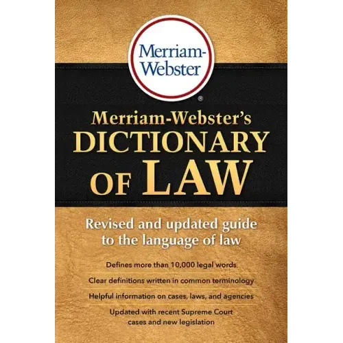 Merriam-Webster's Dictionary of Law