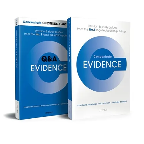 Evidence Revision Concentrate Pack: Law Revision and Study Guide