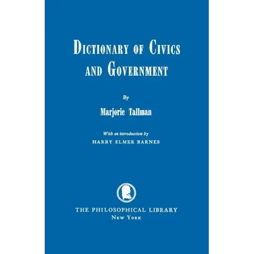 Dictionary of Civics and Government