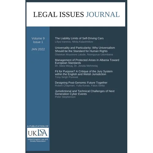 Legal Issues Journal 9(1) - Paperback
