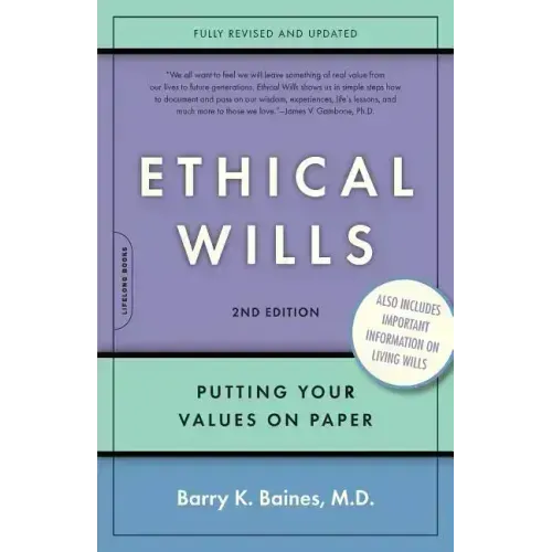 Ethical Wills: Putting Your Values on Paper
