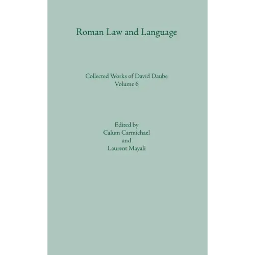 Roman Law and Language