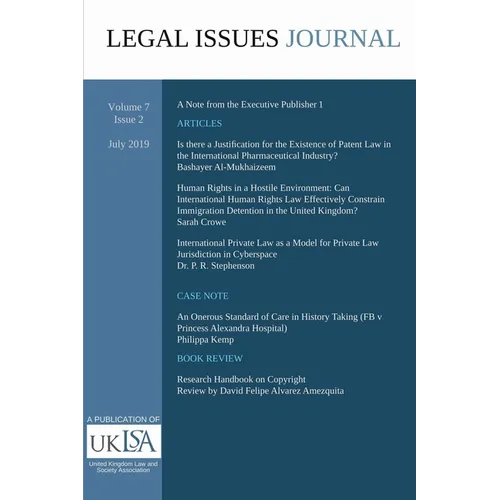 Legal Issues Journal 7(2)