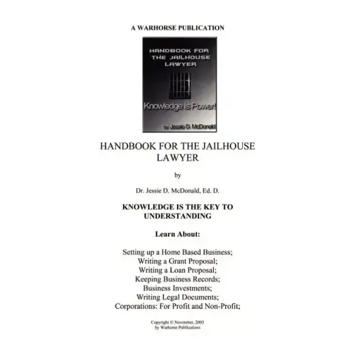 Handbook for Jailhouse Lawyers