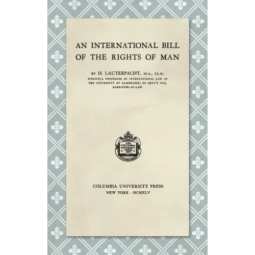 An International Bill of the Rights of Man (1945)