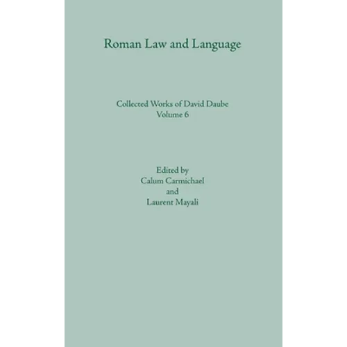 Roman Law and Language