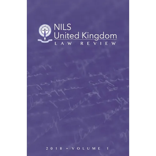 NILS United Kingdom Law Review: 2018 Volume 1 - Paperback