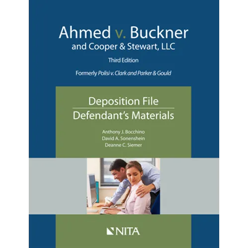 Ahmed v. Buckner and Cooper & Stewart, LLC: Deposition File, Defendant's Materials